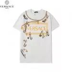 versace jeans hommes t-shirt necklace versace white